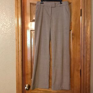 Slacks with front slash pockets
